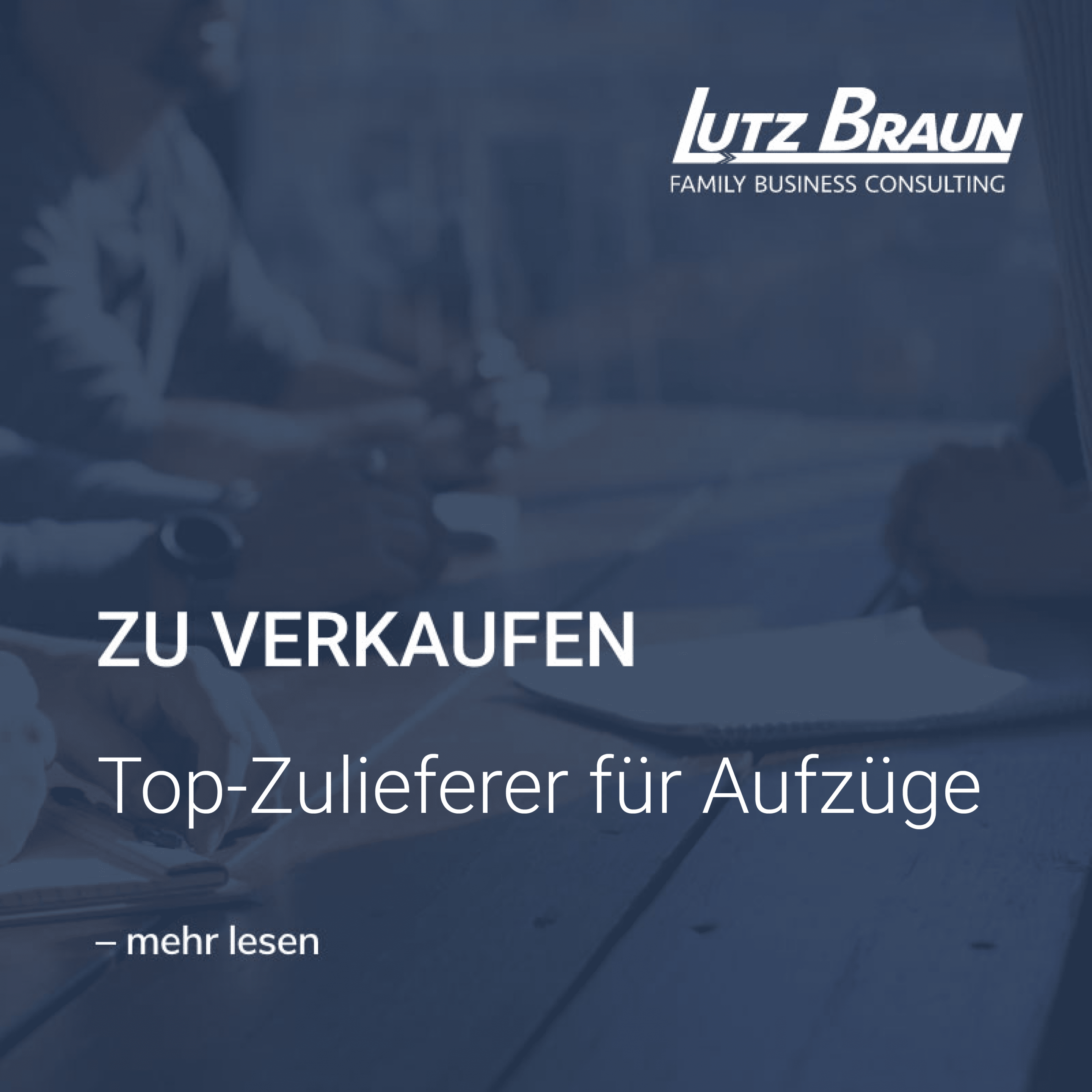 KMU Aufzüge: Top-Zulieferer für Aufzüge, Umsatz > 5 Mio. Euro